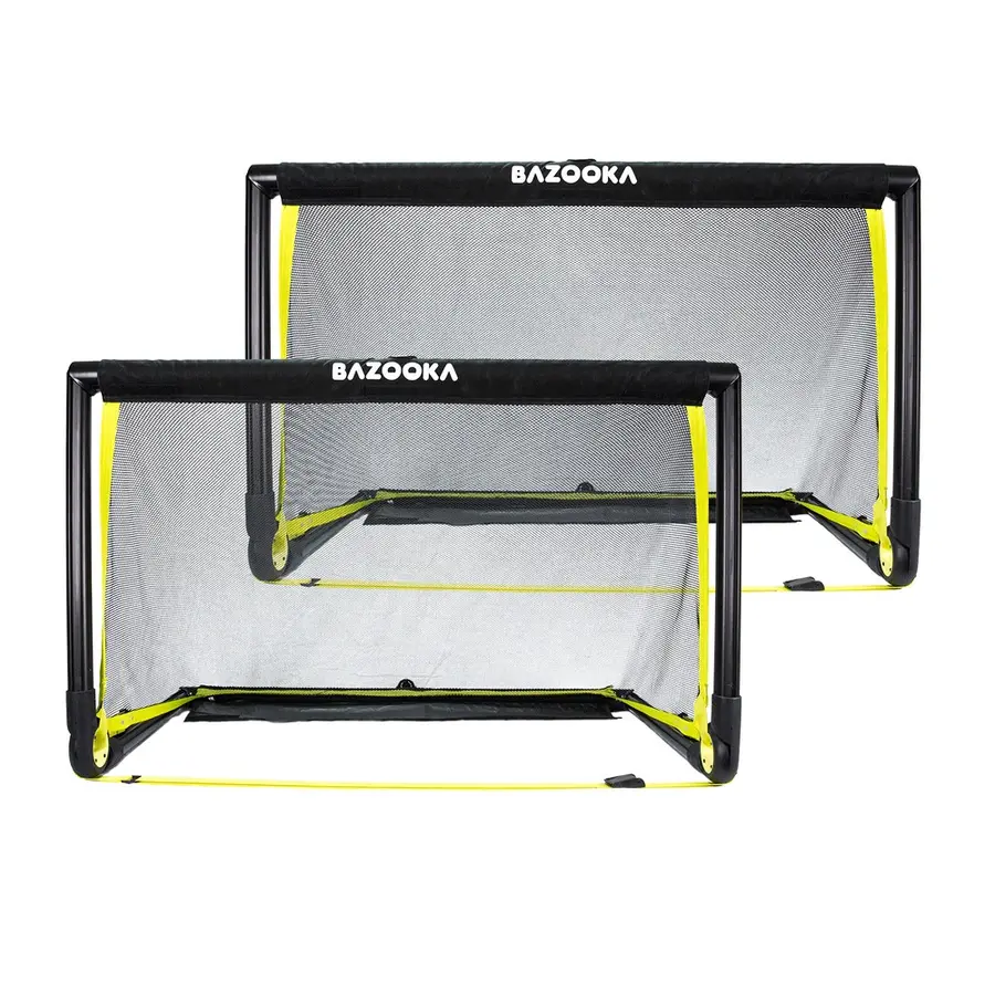 BazookaGoal | 120X75 cm |  2 stk Fotballmål for småbanespill - Bazookamål 