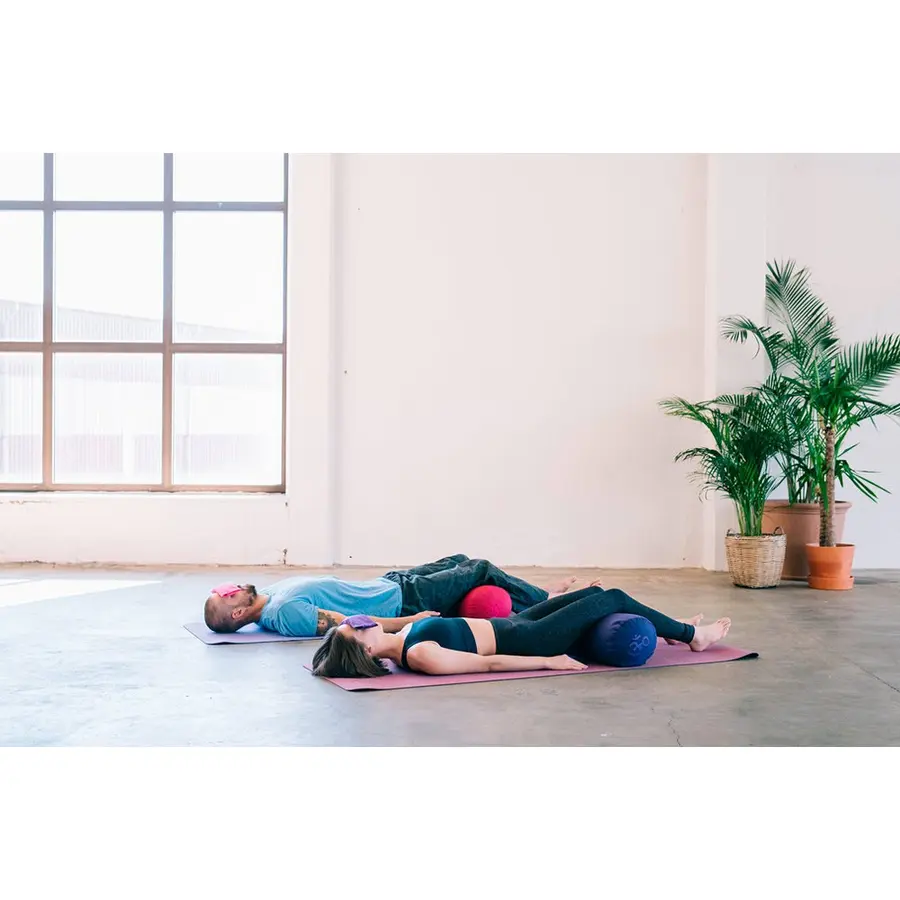 Yogabolster Blå Gir støtte og stabilitet 