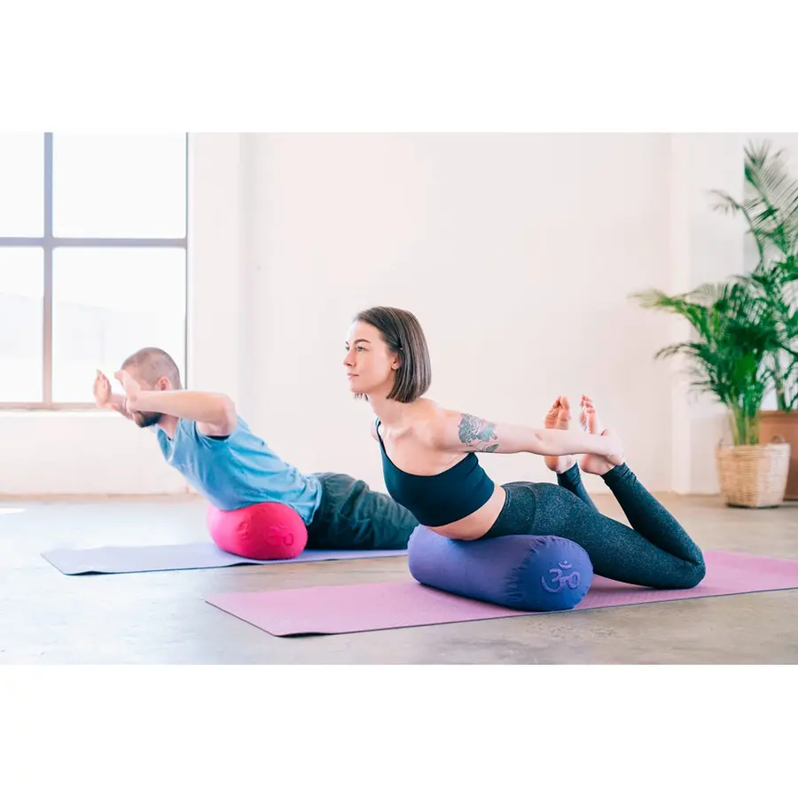 Yogabolster Blå Gir støtte og stabilitet 