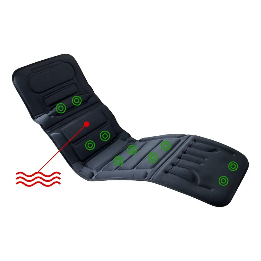 Massasjematte Wellness 10 motorer | 168x57x4 cm 