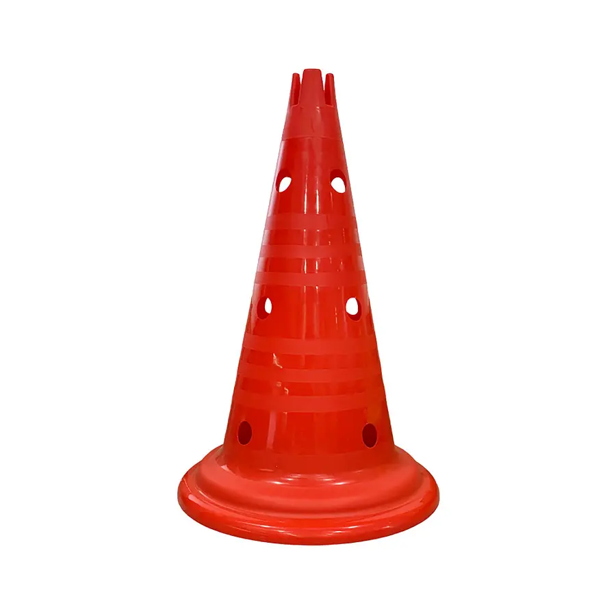 Markeringskjegle Multi med hull | 30 cm 1 stk gul kjegle 
