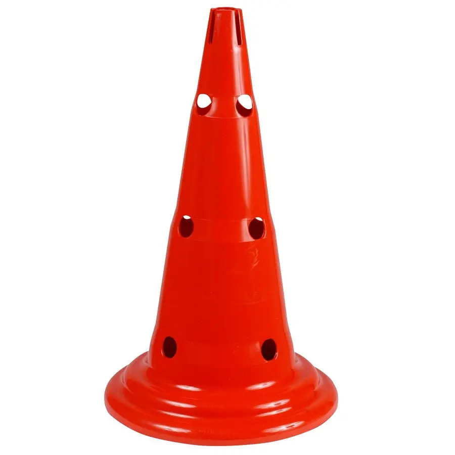 Markeringskjegle Multi med hull | 50 cm 1 stk rød kjegle 