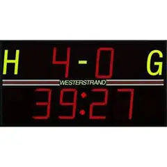 Resultattavle Scoreboard Fotball F300B Trådlås m/fjernkontroll | 170x90x11 cm
