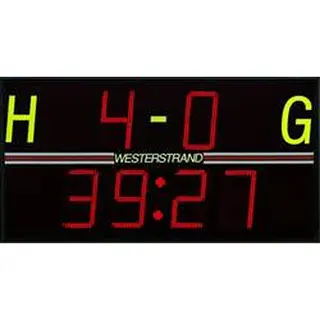 Resultattavle Scoreboard Fotball F300B Trådlås m/fjernkontroll | 170x90x11 cm
