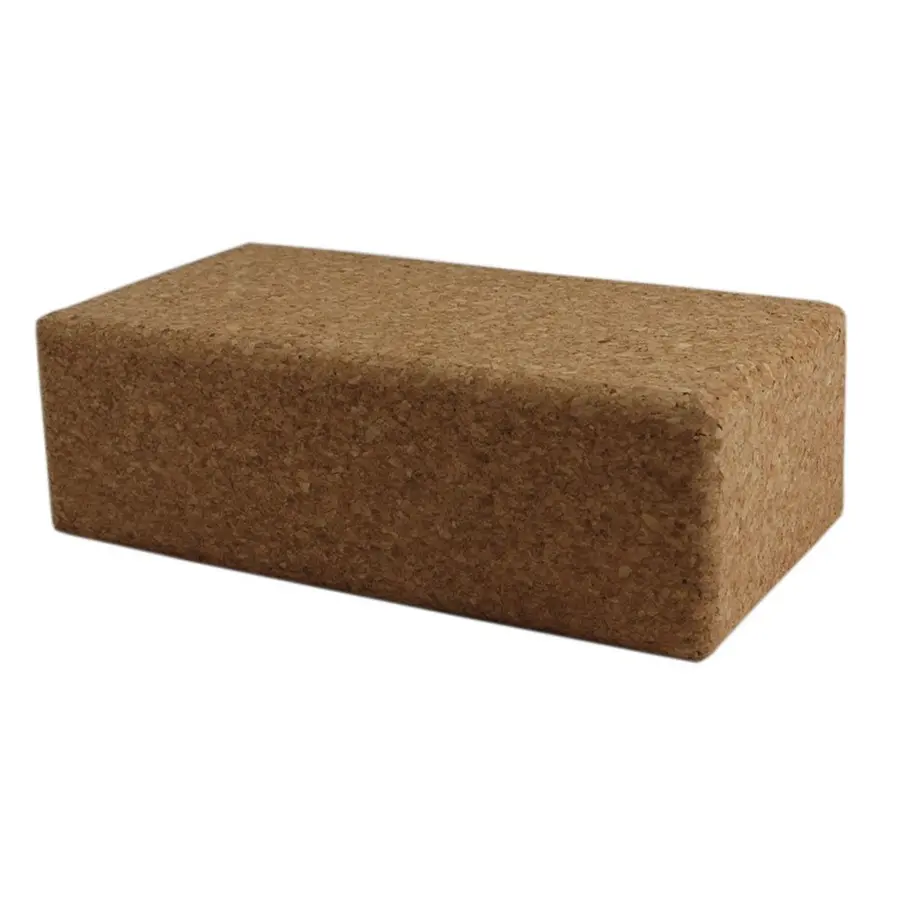 Yogablokk i kork 230  x 120  x 75 mm 