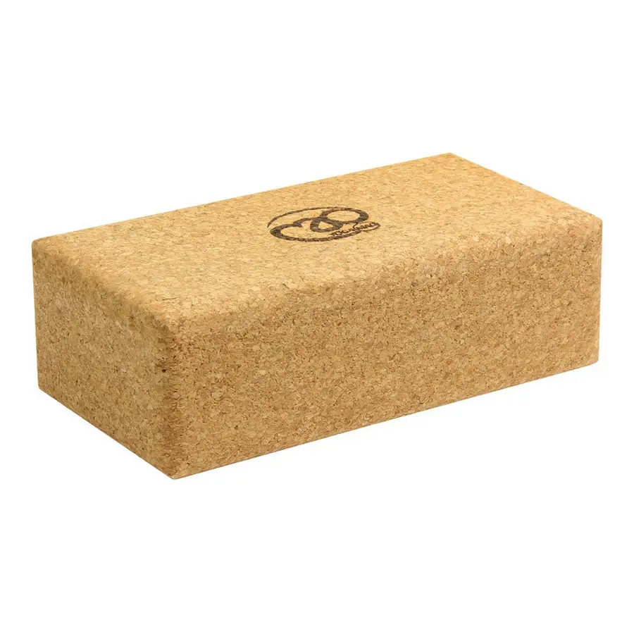 Yogablokk i kork 230  x 120  x 75 mm 