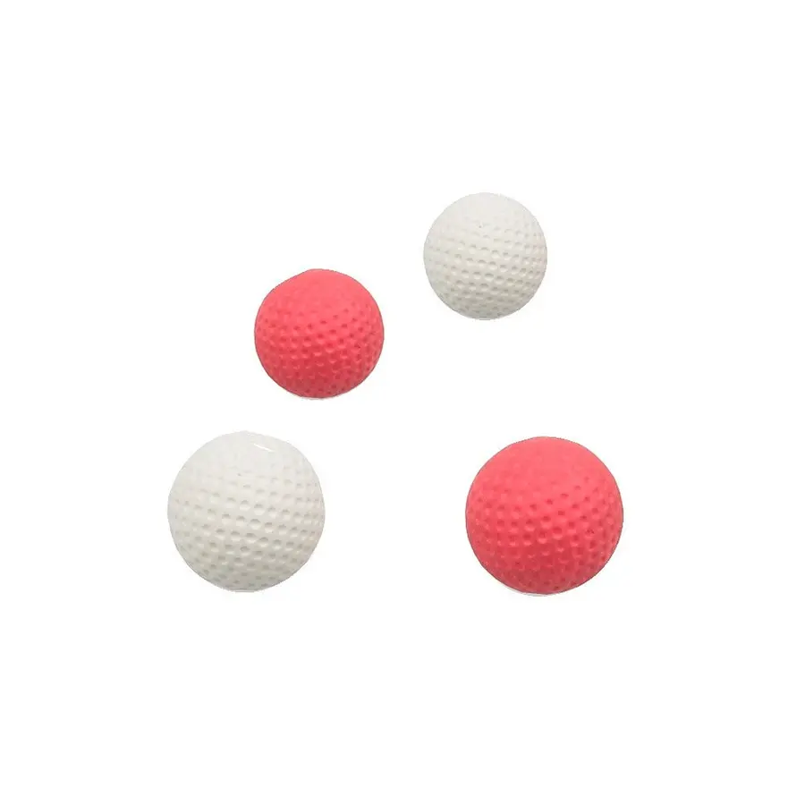 MyMinigolf baller (sett 4 stk) 4 minigolfballer i gummi 
