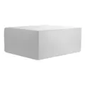 Polyskum rektangulær pute Blå psoaspute 60x50x40