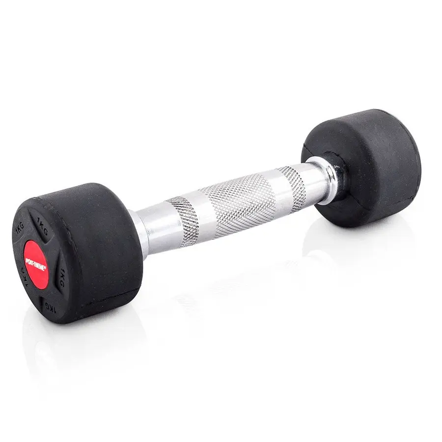 Manual Sport-Thieme Gummiert 1 kg 1 stk. dumbbell 