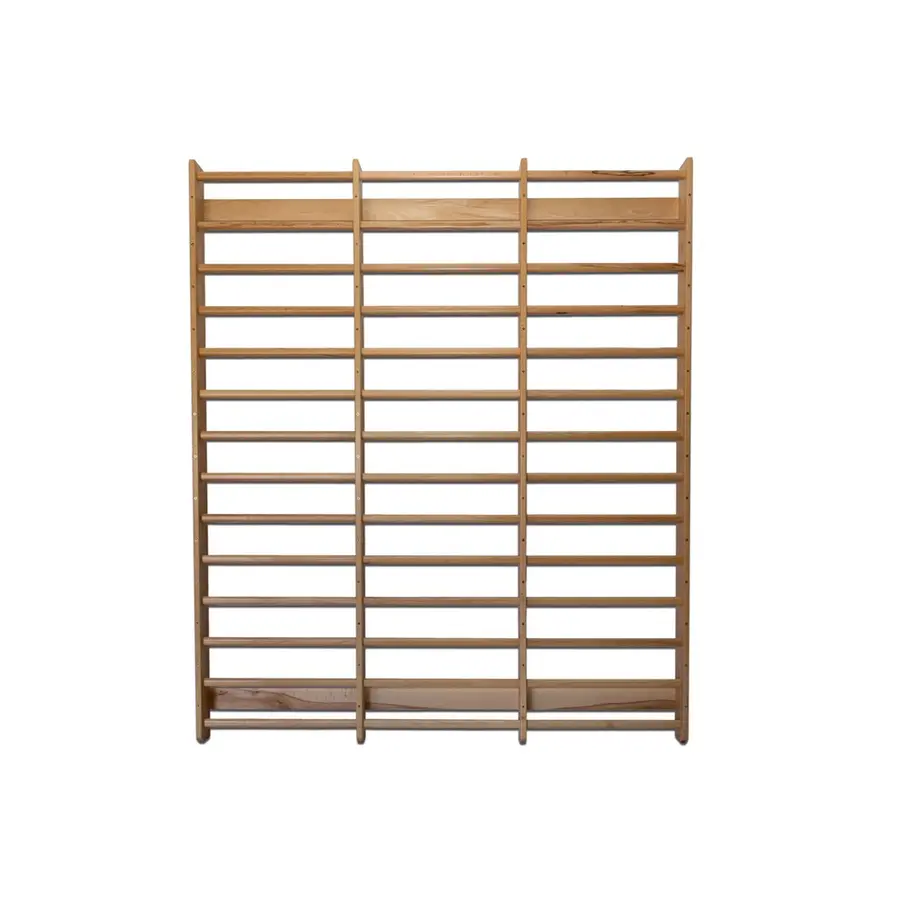 Klubben Premium Ribbevegg 265 x 225 cm 3 seksjoner | Avstand 15,5 cm | Bøk 