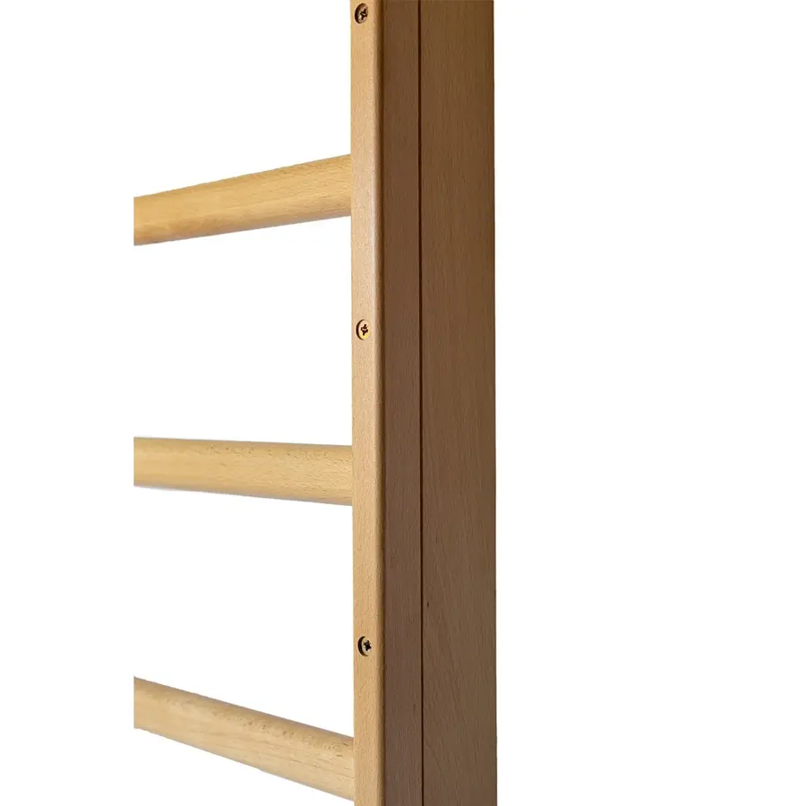 Klubben Premium Ribbevegg 265 x 225 cm 3 seksjoner | Avstand 15,5 cm | Bøk 