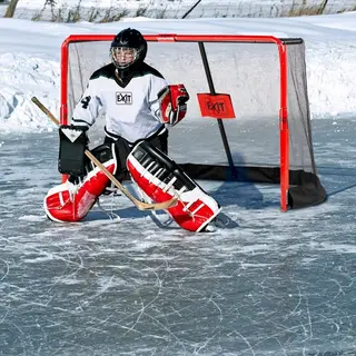 EXIT ishockeym&#229;l - Sniper 2 stk | Hockeym&#229;l 120x180cm