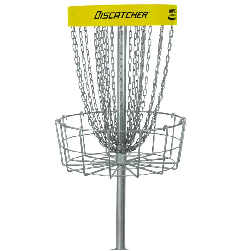 Discgolfkurv Innova DISCatcher Pro 28 Betongfundament| Permanent frisbeegolfk 