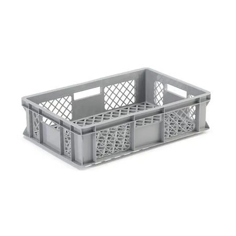 Oppbevaringskasse i plast perforert 60x40x15 cm 