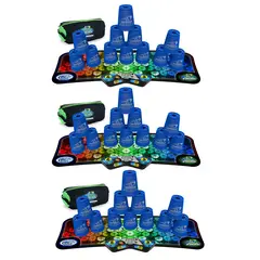 Speed Stacks Komplett Sett x3 3 sett | Bl&#229; kopper