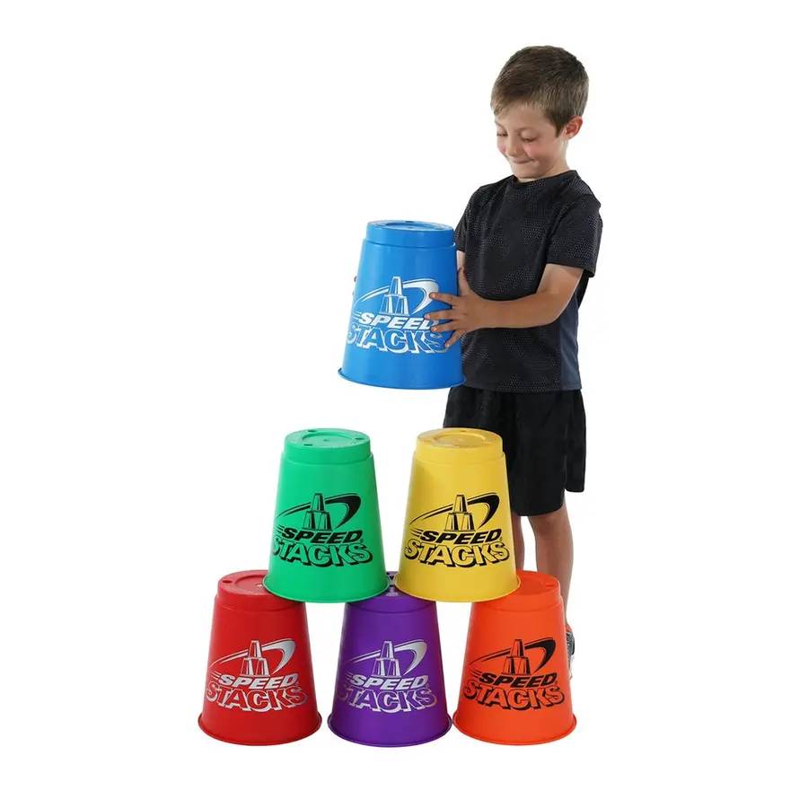 Speed Stacks Jumbo Sett 36 36 store kopper | Assorterte farger 