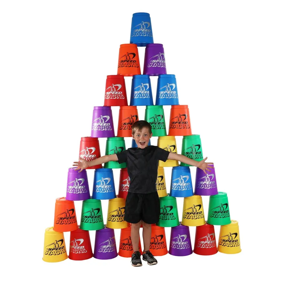 Speed Stacks Jumbo Sett 36 36 store kopper | Assorterte farger 