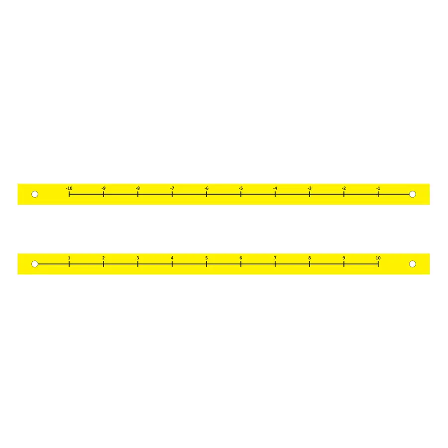 Tallinjer med positive og negative tall Aktiv læring | 4 tallinjer à 6 m 