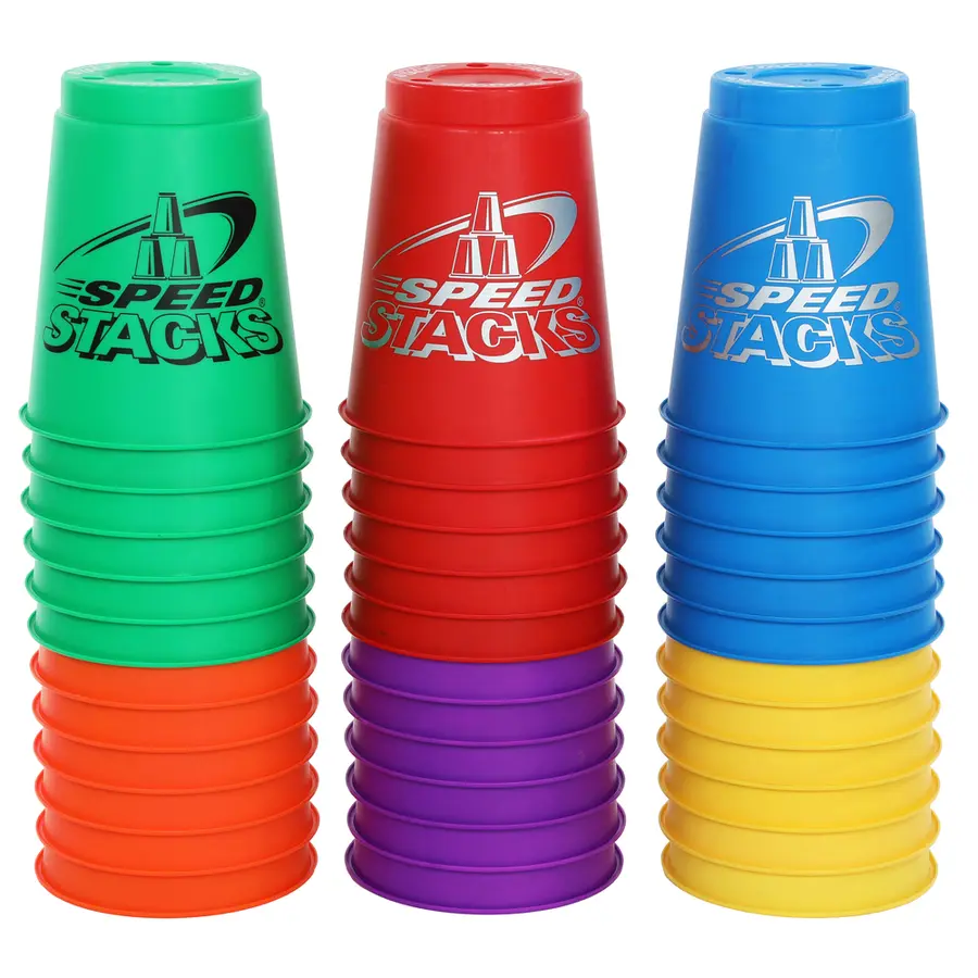 Speed Stacks Jumbo Sett 12 12 store kopper | Assorterte farger 