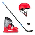 Ishockey Utstyrspakke Hjelm | Sk&#248;yter | K&#248;lle | Puck