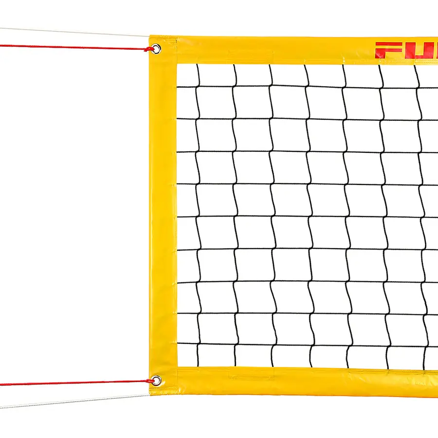 Sandvolleyballnett Funtec Pro Beach Plus 8,5 m | 4-punkts oppheng 