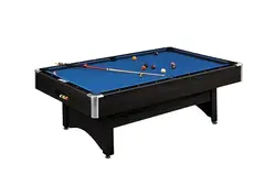 Biljardbord Galant Black Edition 8 fot Blå biljardduk | Spillefelt 224x112 cm