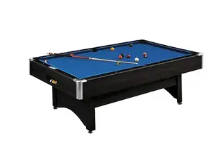 Biljardbord Galant Black Edition 8 fot Blå biljardduk | Spillefelt 224x112 cm