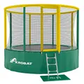 Trampoline Akrobat Gallus 430 cm | Grønn/ Gul