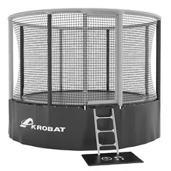 Trampoline Akrobat Gallus 360 cm | Gr&#229;/ Svart