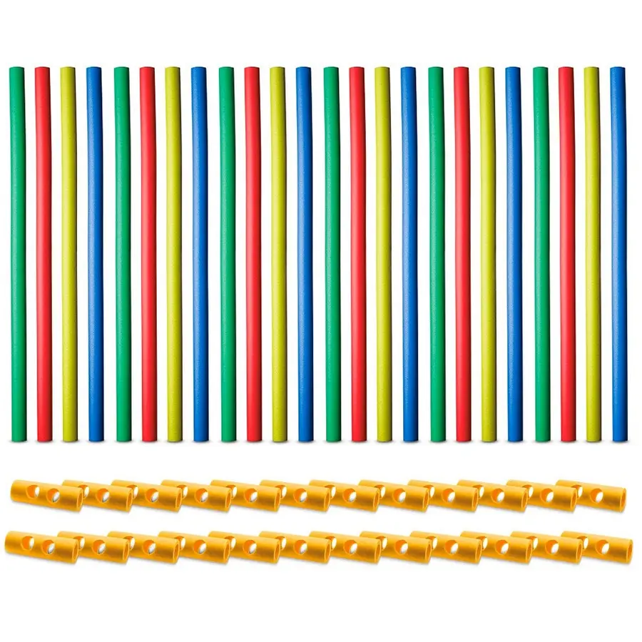 Pool Noodles - Comfy Float sett 24 stk Sett med flytepølser og koblinger 