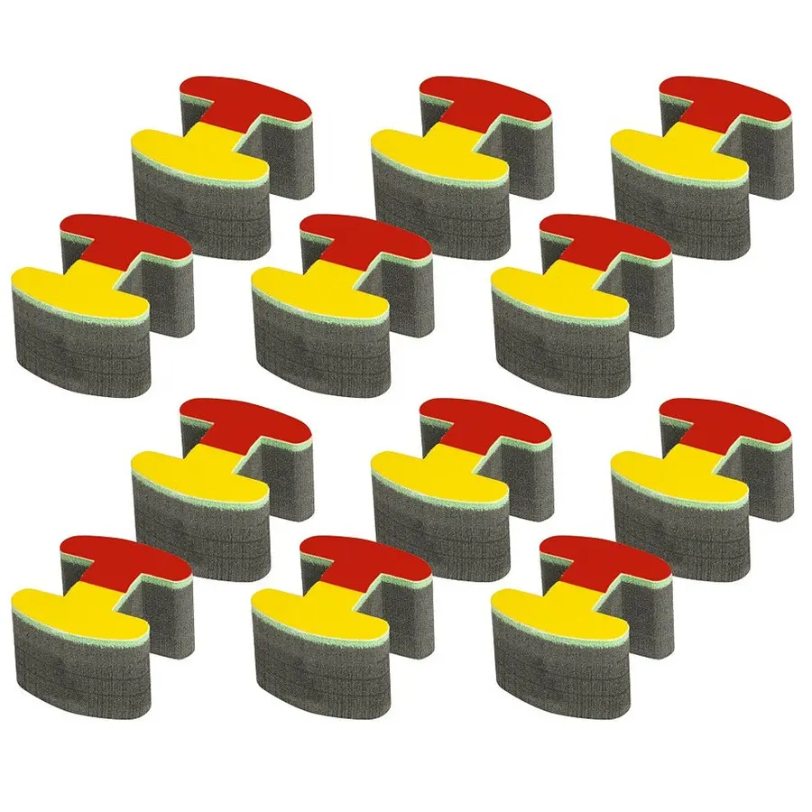 Tilbehør til konkurransematte - 12 stk 12 g/r koblinger ProGame Trocellen® TIS 