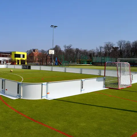 Multibane A | for integrerte mål 20 x 10 m | Ballbinge inkl. tralle