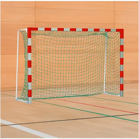H&#229;ndballm&#229;l 3x2m | IHF-godkjent R&#248;d/S&#248;lv | Faste nettb&#248;yler