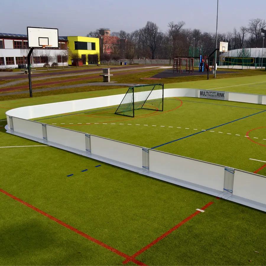 Multibane B | uten mål 20 x 10 m | Ballbinge inkl. tralle 