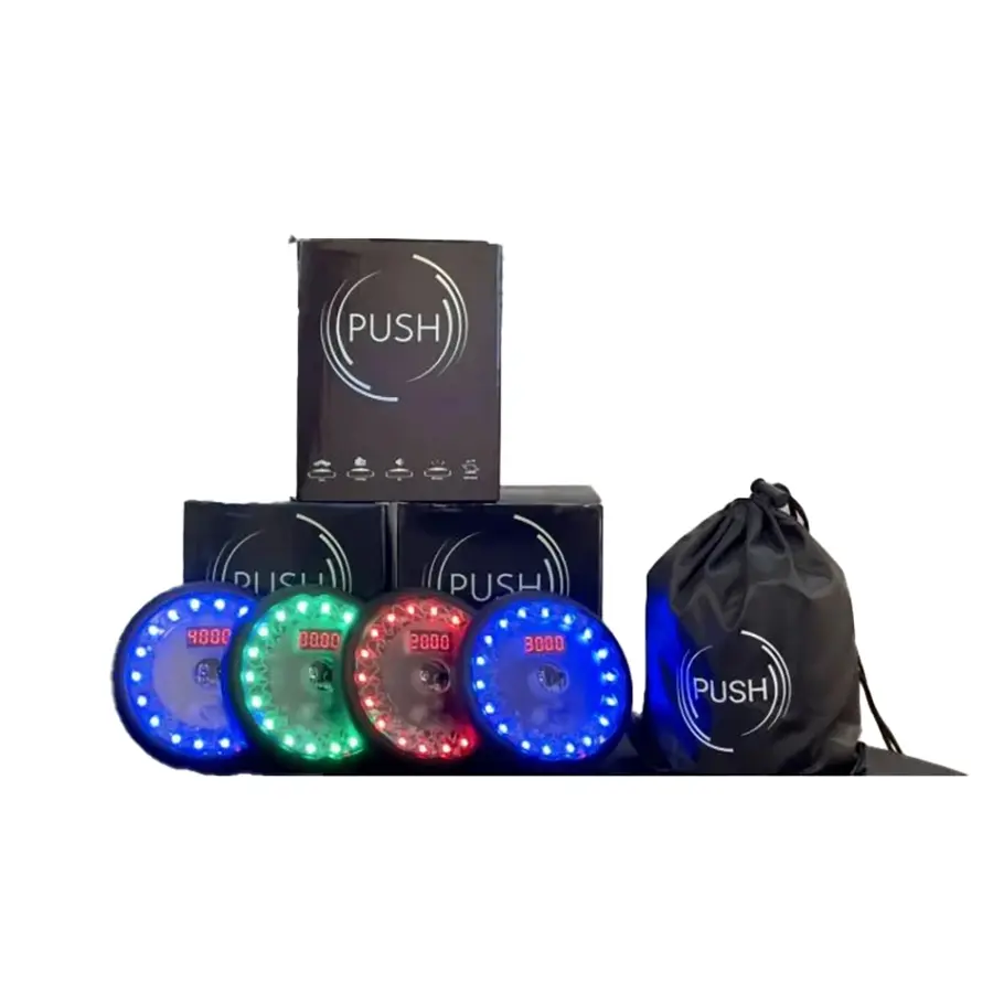 Push Reaksjonslys | 4 stk Koordinasjon | Reaksjon | Utholdenhet 