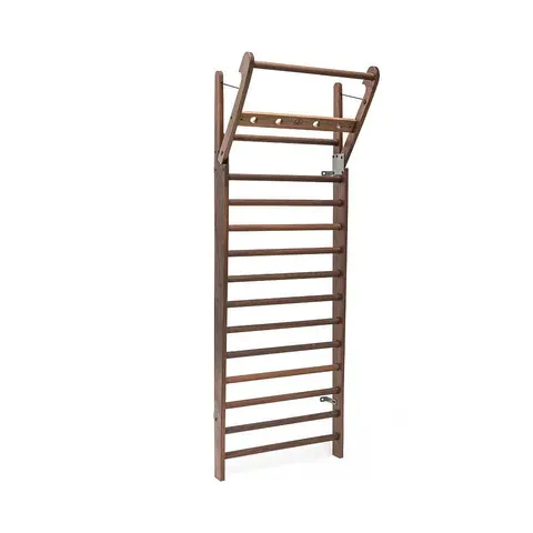 Ribbevegg NOHrD® 230x80 cm 1 seksjon | Avstand 17,7 cm | Valnøtt