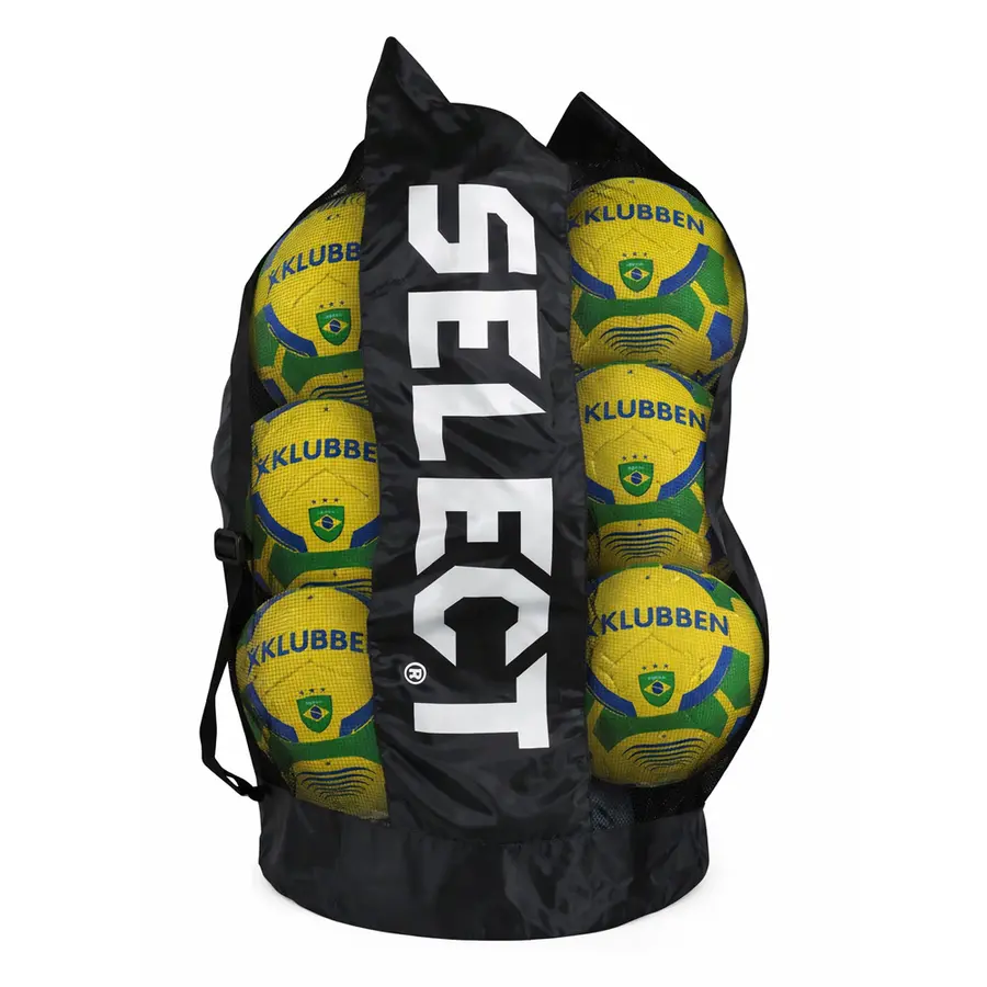 Fotball Klubben Brasil str 5 (10) 10 stk | Med bag | Asfalt og grus 