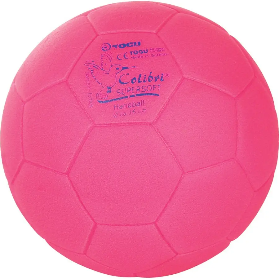 Softball Togu Colibri Supersoft 16 cm Rosa luftfylt og myk håndball 