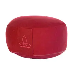 Sittepute Rondo Stor yogapute | Rød Høyde 21 cm | Diameter 35 cm