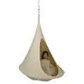 Hengehuske Cocoon - Hvit - 120cm Genial hengekøye og gyngestol for alle