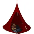 Hengehuske Cocoon - Rød - 150cm Genial hengekøye og gyngestol for alle