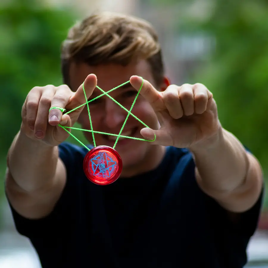 Spinstar Yoyo | Svart Nybegynner | Responsiv jojo 