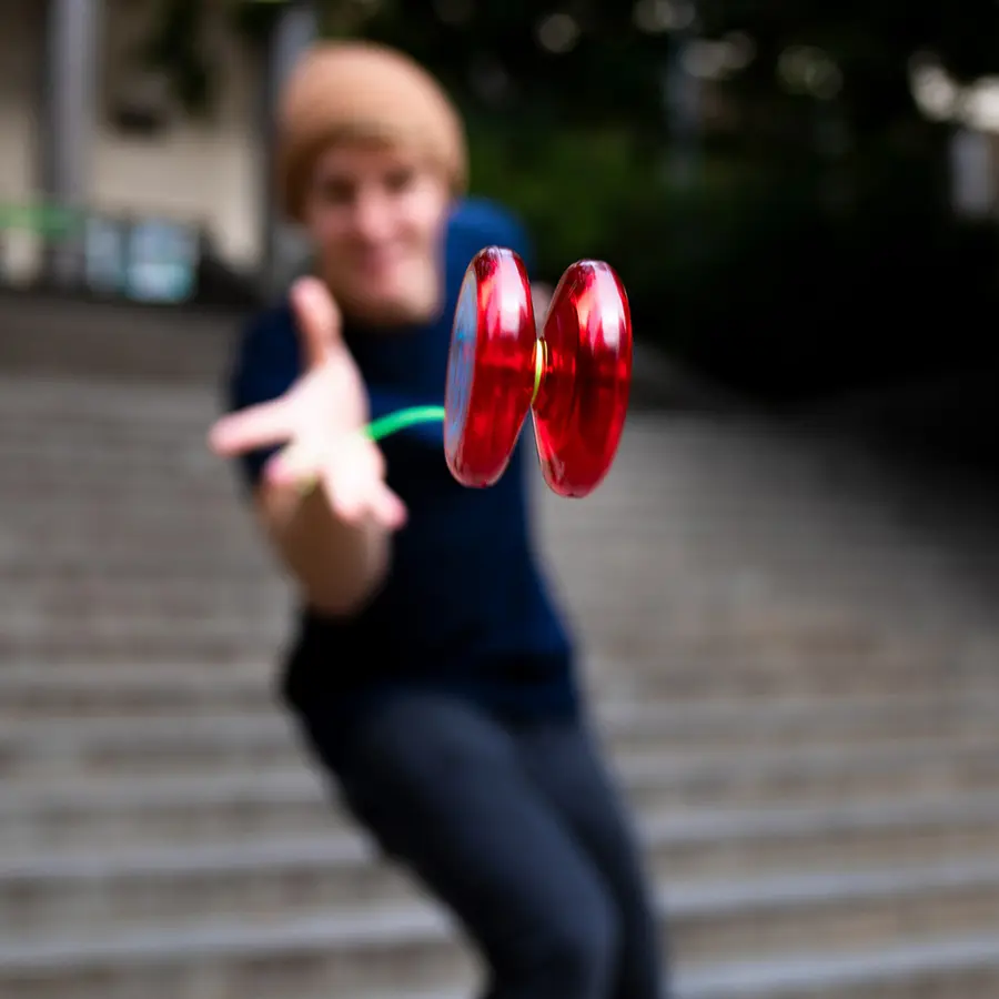 Spinstar Yoyo |  Rød Nybegynner | Responsiv jojo 