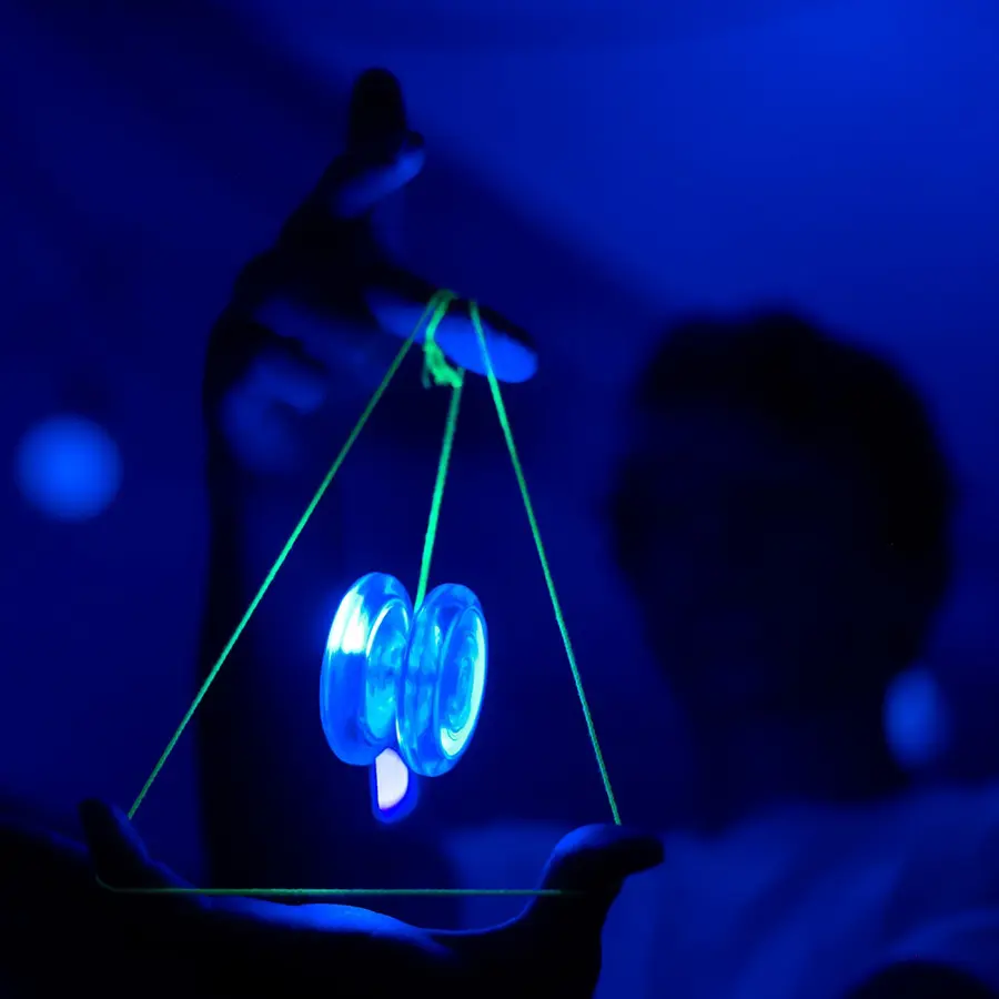 Spinstar LED Yoyo | Blå Nybegynner | Responsiv jojo 
