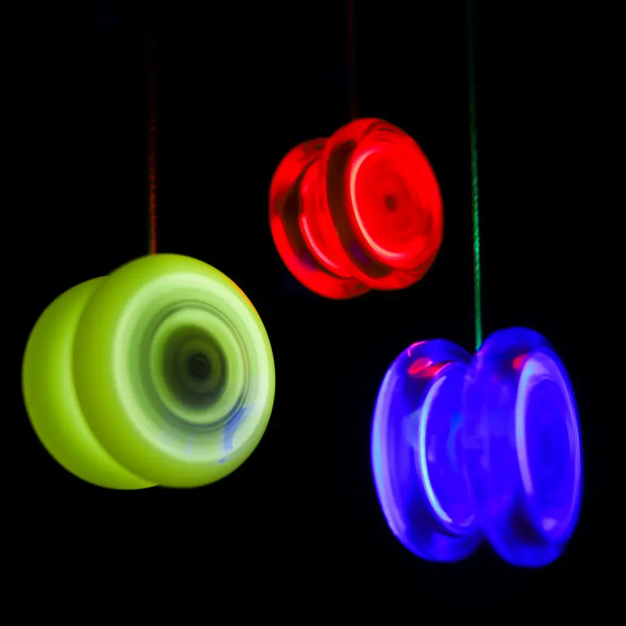 Spinstar LED Yoyo | Blå Nybegynner | Responsiv jojo 