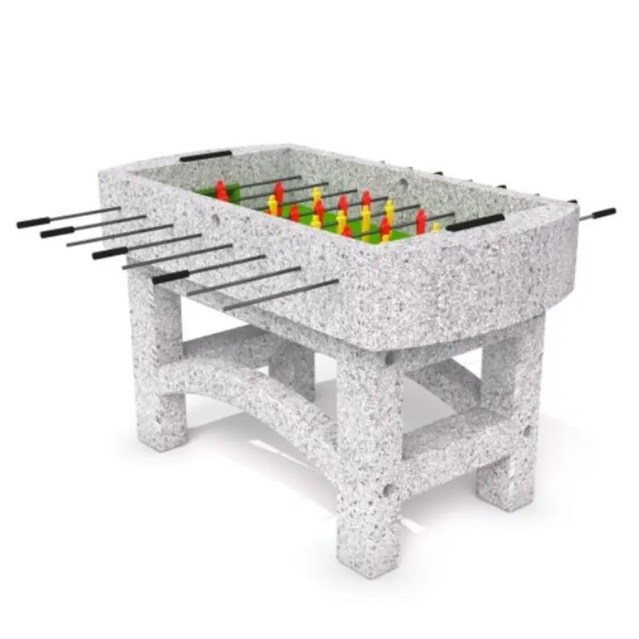Fotballspill i betong Utendørs foosball 