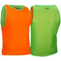 Overtrekksvest vendbar junior Oransje | Grønn |  Markeringsvest