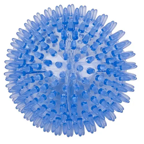 Piggball med harde pigger 10 cm 1 stk blå massasjeball