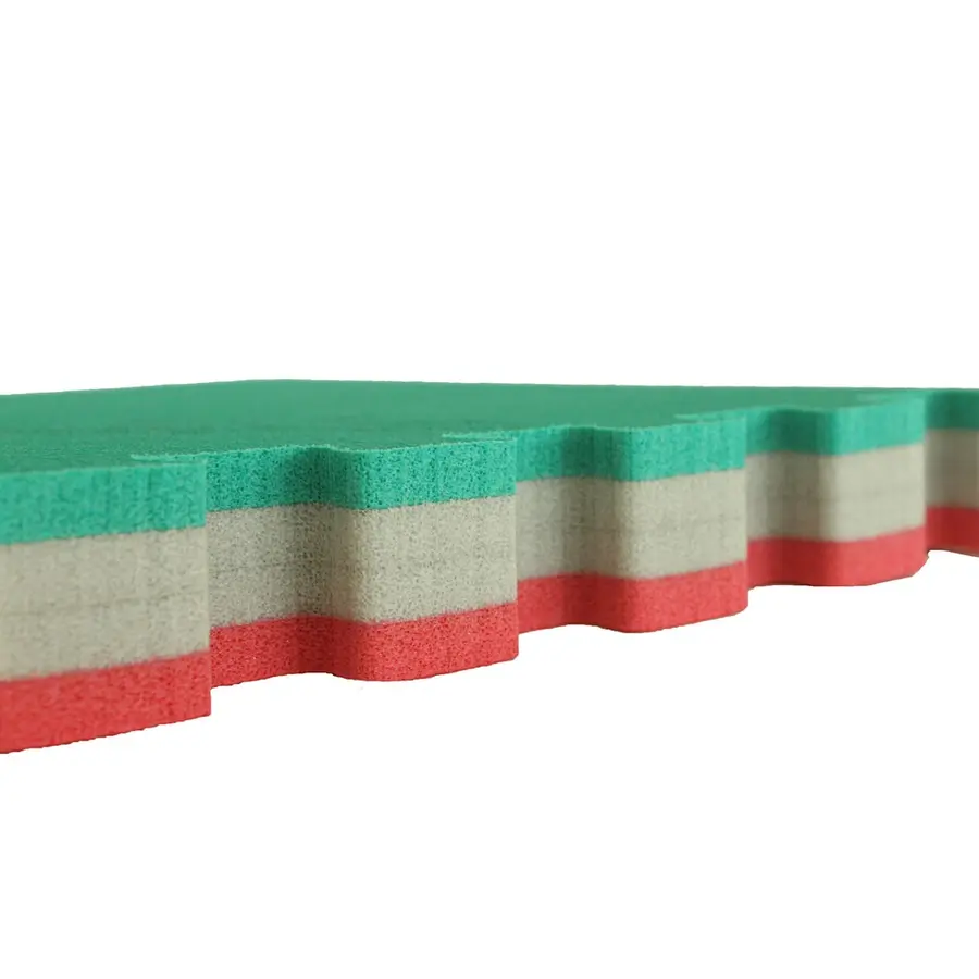 Kampsportmatte 100x100x4 cm Tatami original flettematte,  inkl kant 