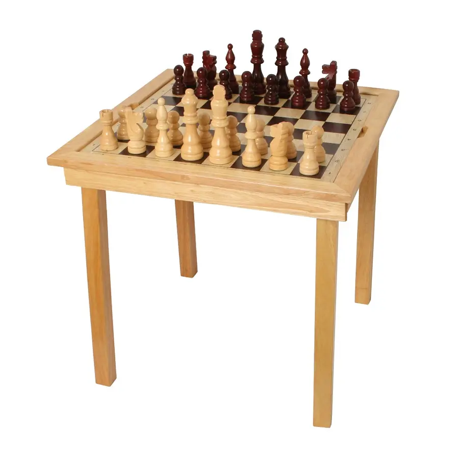 Spillebord | Sjakk, Dam og Ludo 3 spill på ett bord 
